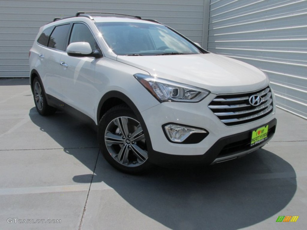 2016 Santa Fe Limited - Monaco White / Beige photo #1