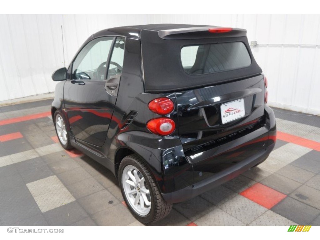 2009 fortwo passion cabriolet - Deep Black / Design Beige photo #10