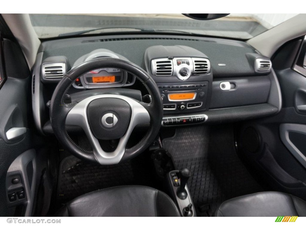 2009 fortwo passion cabriolet - Deep Black / Design Beige photo #27