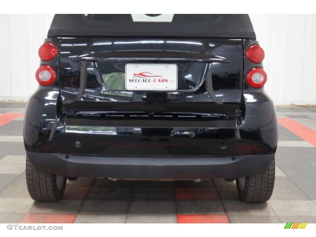 2009 fortwo passion cabriolet - Deep Black / Design Beige photo #51