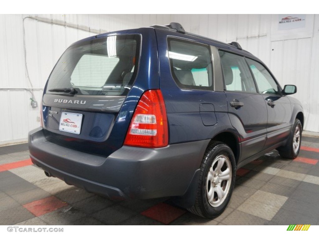 2005 Forester 2.5 X - Regal Blue Pearl / Gray photo #8