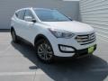 2016 Frost White Pearl Hyundai Santa Fe Sport   photo #1