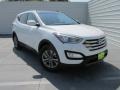 2016 Frost White Pearl Hyundai Santa Fe Sport   photo #2