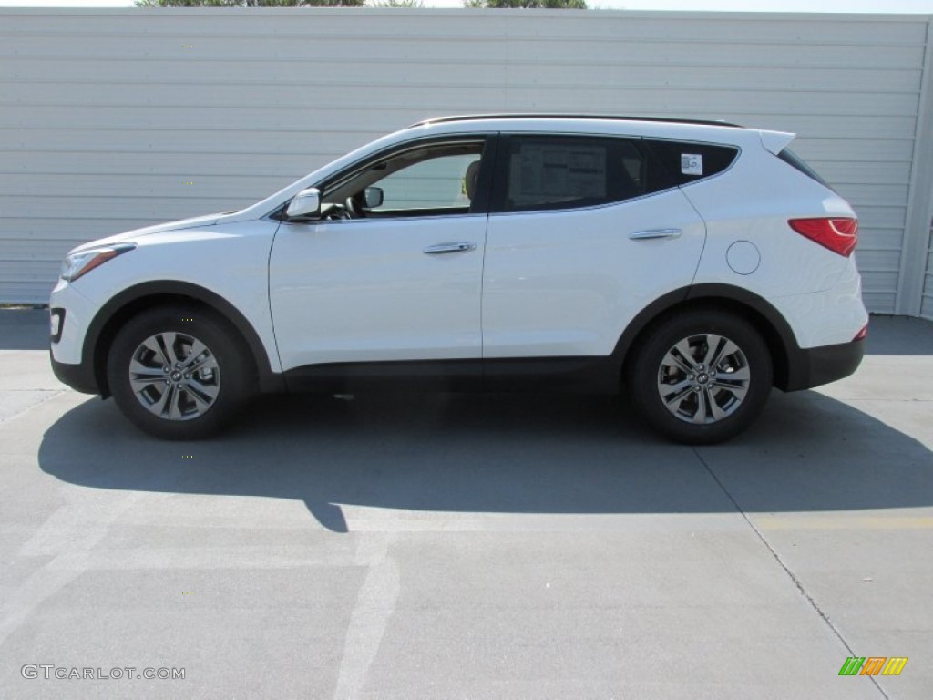 2016 Santa Fe Sport  - Frost White Pearl / Beige photo #6