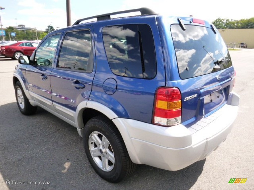 2007 Escape Hybrid 4WD - Vista Blue Metallic / Medium/Dark Flint photo #2