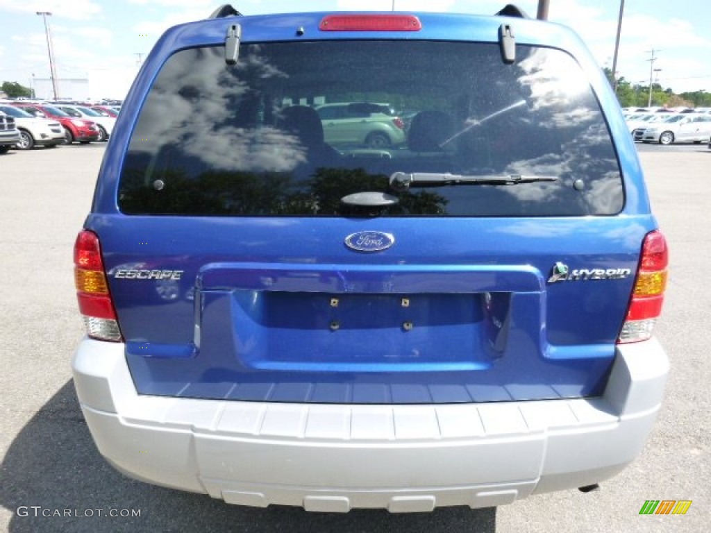 2007 Escape Hybrid 4WD - Vista Blue Metallic / Medium/Dark Flint photo #3