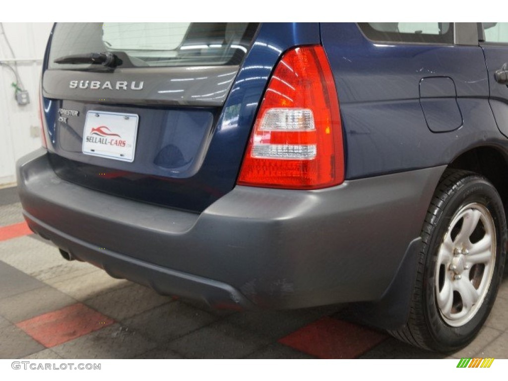 2005 Forester 2.5 X - Regal Blue Pearl / Gray photo #52