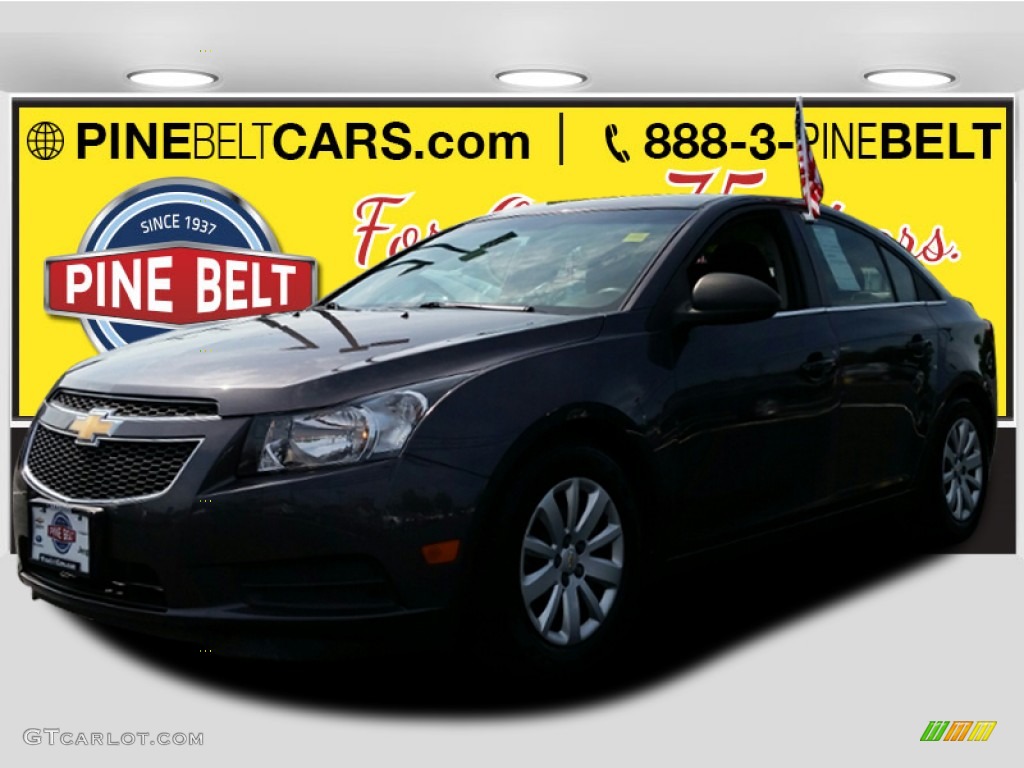 2011 Cruze LS - Taupe Gray Metallic / Jet Black/Medium Titanium photo #1