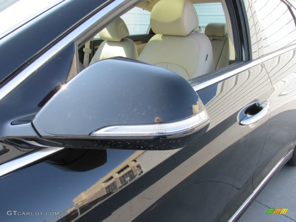2016 Sonata Hybrid Limited - Eclipse Black / Beige photo #12