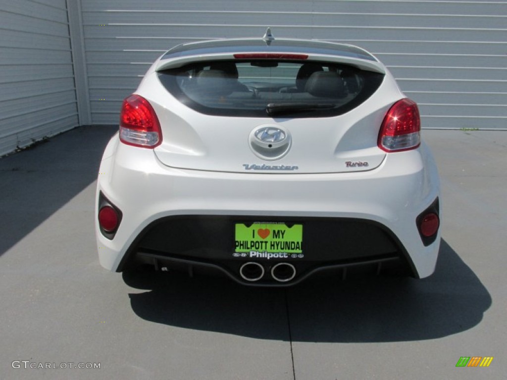 2015 Veloster Turbo - Elite White / Black photo #5