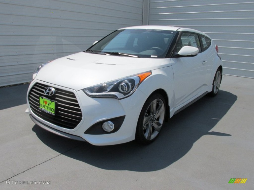 2015 Veloster Turbo - Elite White / Black photo #7