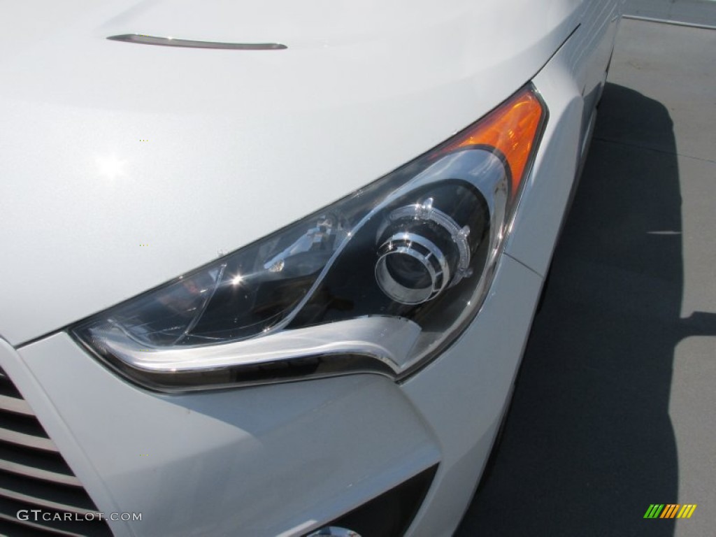 2015 Veloster Turbo - Elite White / Black photo #9