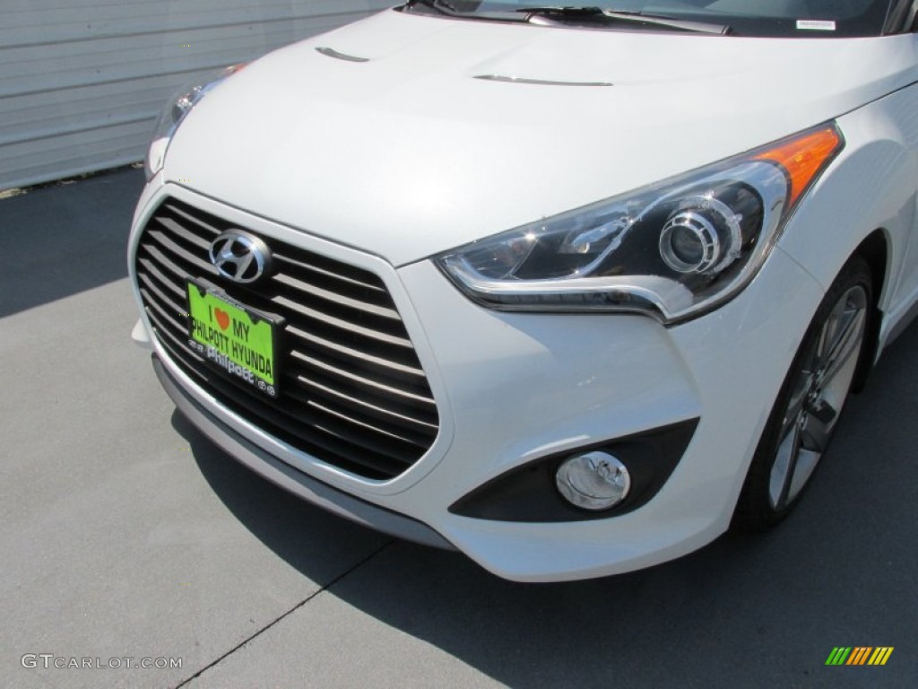 2015 Veloster Turbo - Elite White / Black photo #10