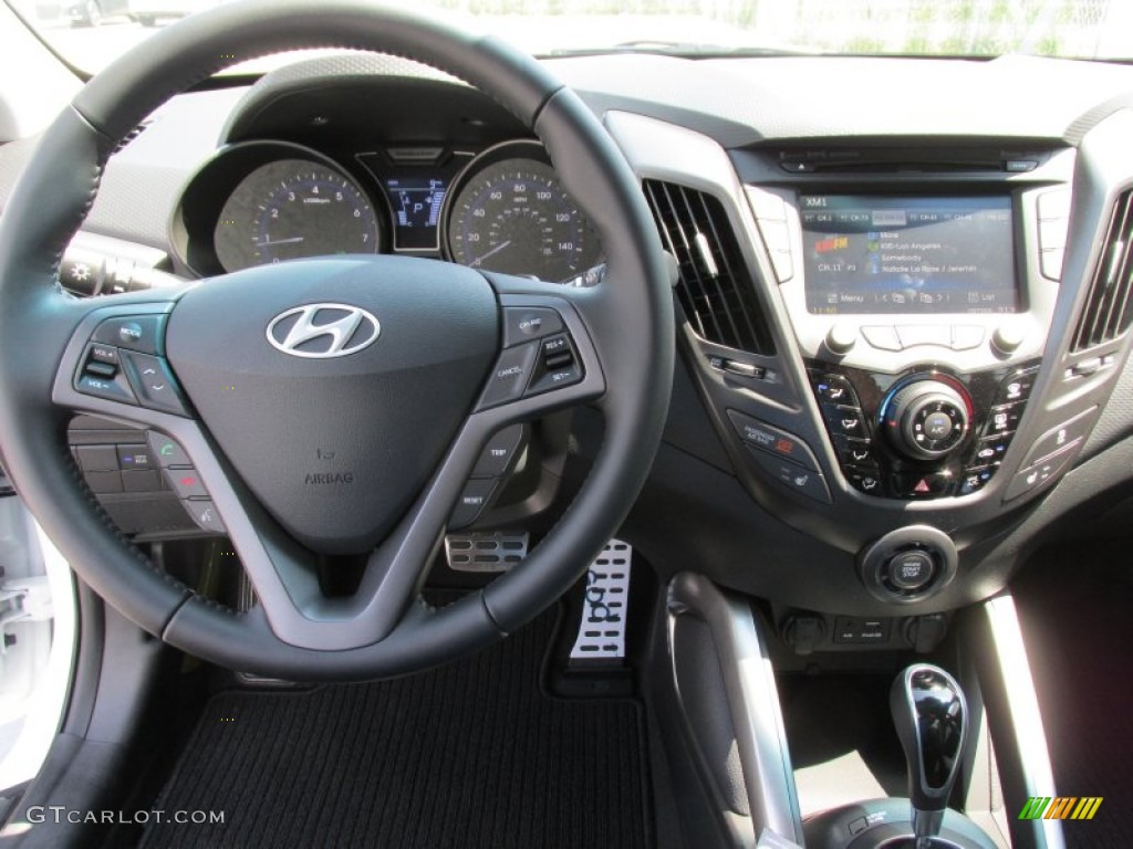 2015 Veloster Turbo - Elite White / Black photo #24