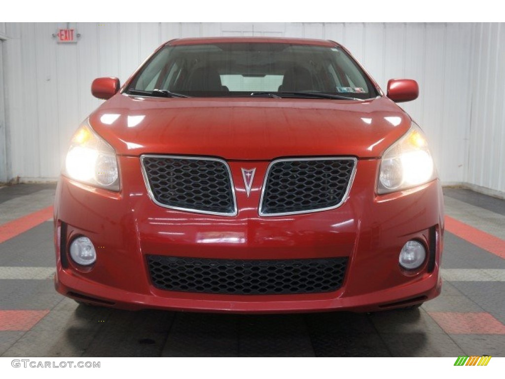 2009 Vibe GT - Red Hot Metallic / Ebony photo #4
