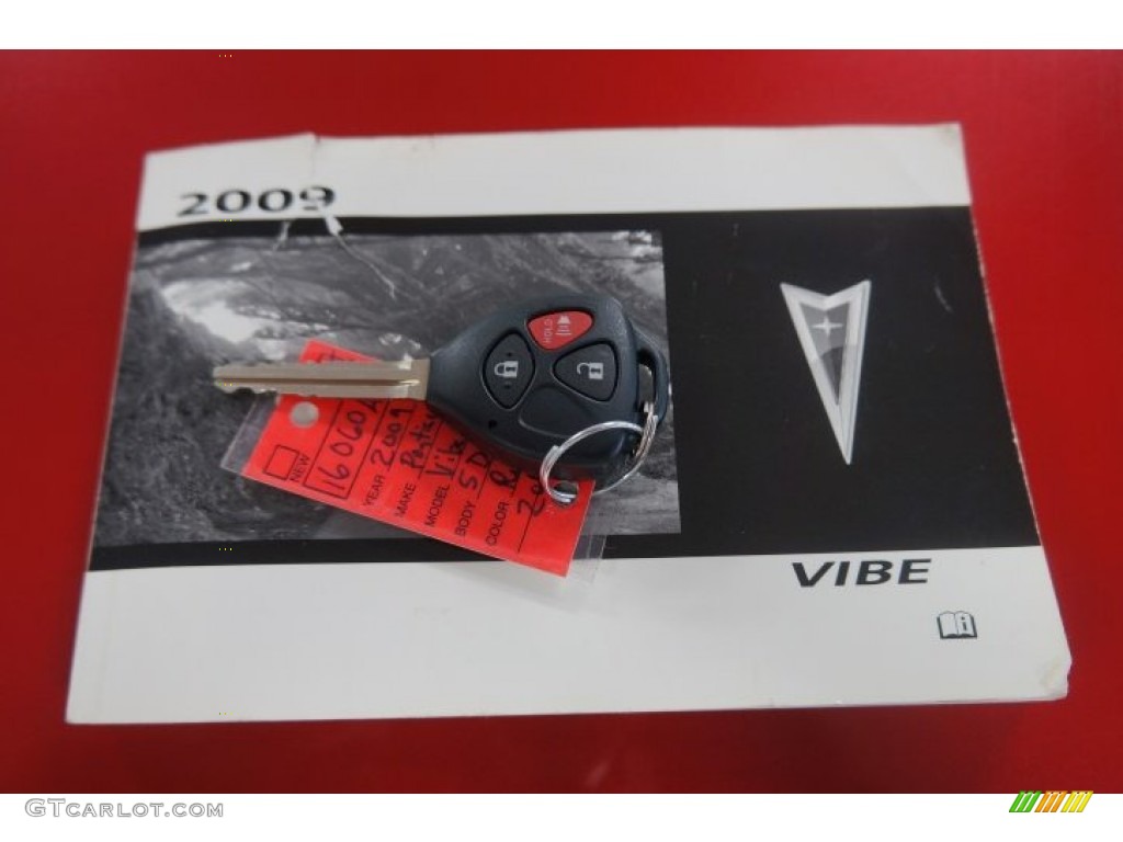 2009 Vibe GT - Red Hot Metallic / Ebony photo #31