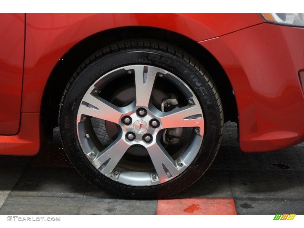 2009 Vibe GT - Red Hot Metallic / Ebony photo #39