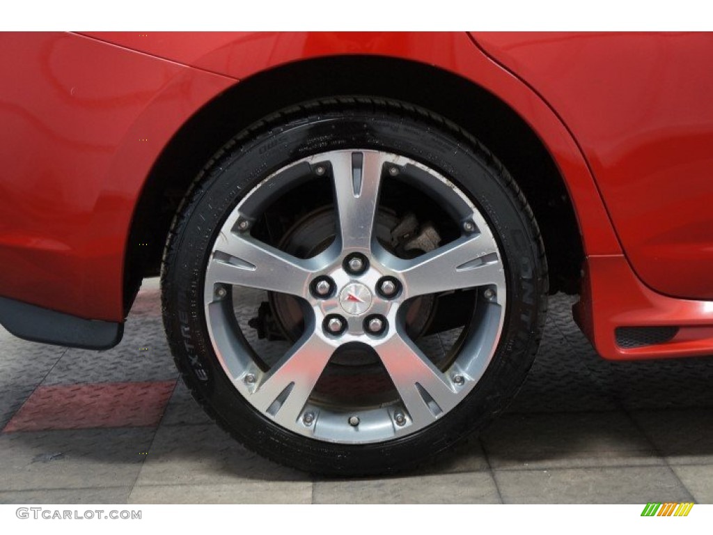 2009 Vibe GT - Red Hot Metallic / Ebony photo #46