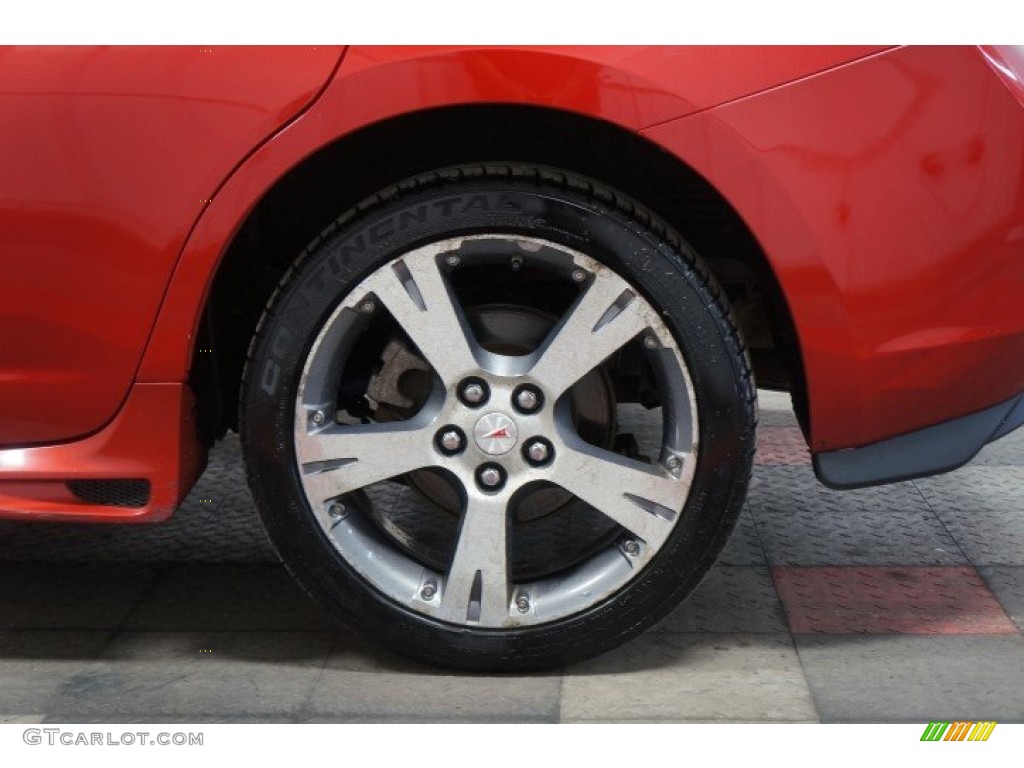 2009 Vibe GT - Red Hot Metallic / Ebony photo #53