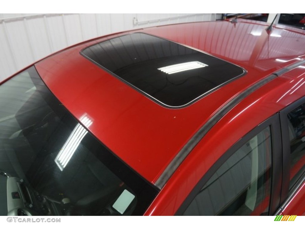 2009 Vibe GT - Red Hot Metallic / Ebony photo #66