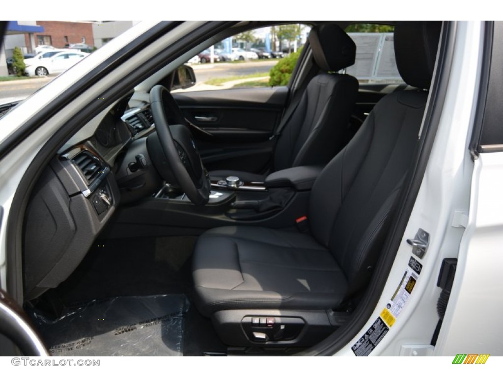 2015 3 Series 320i xDrive Sedan - Alpine White / Black photo #11