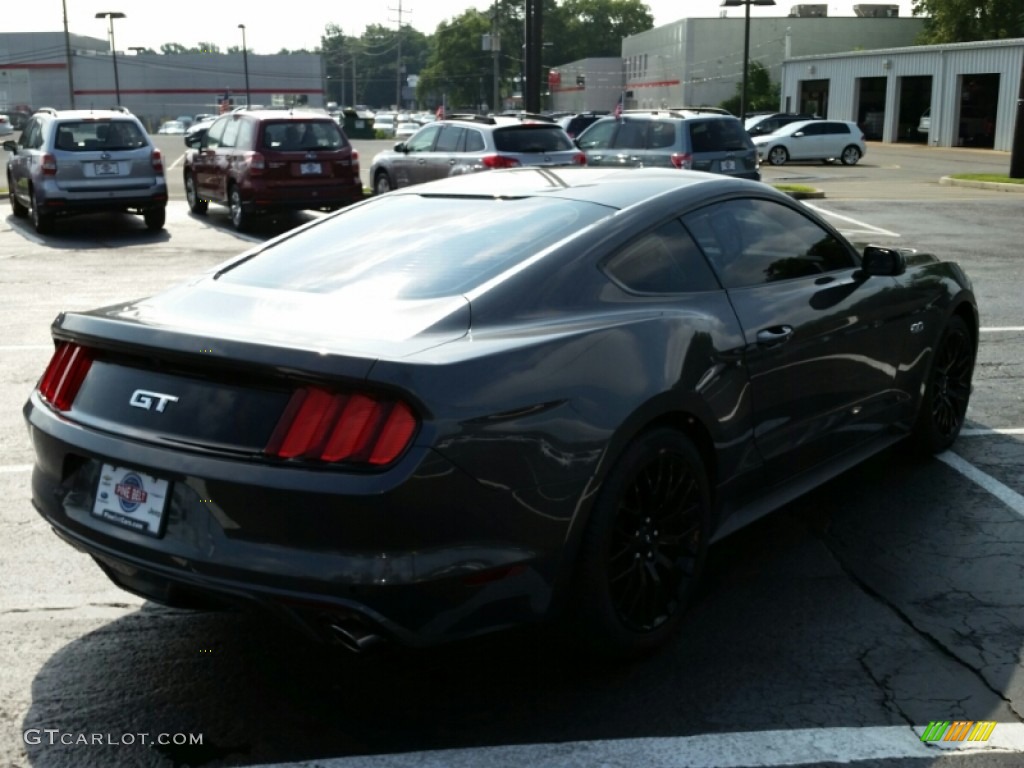 2015 Mustang GT Coupe - Magnetic Metallic / Ebony photo #7