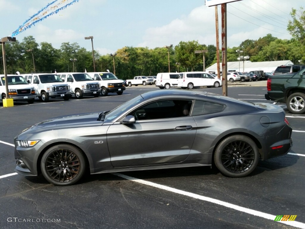 2015 Mustang GT Coupe - Magnetic Metallic / Ebony photo #11