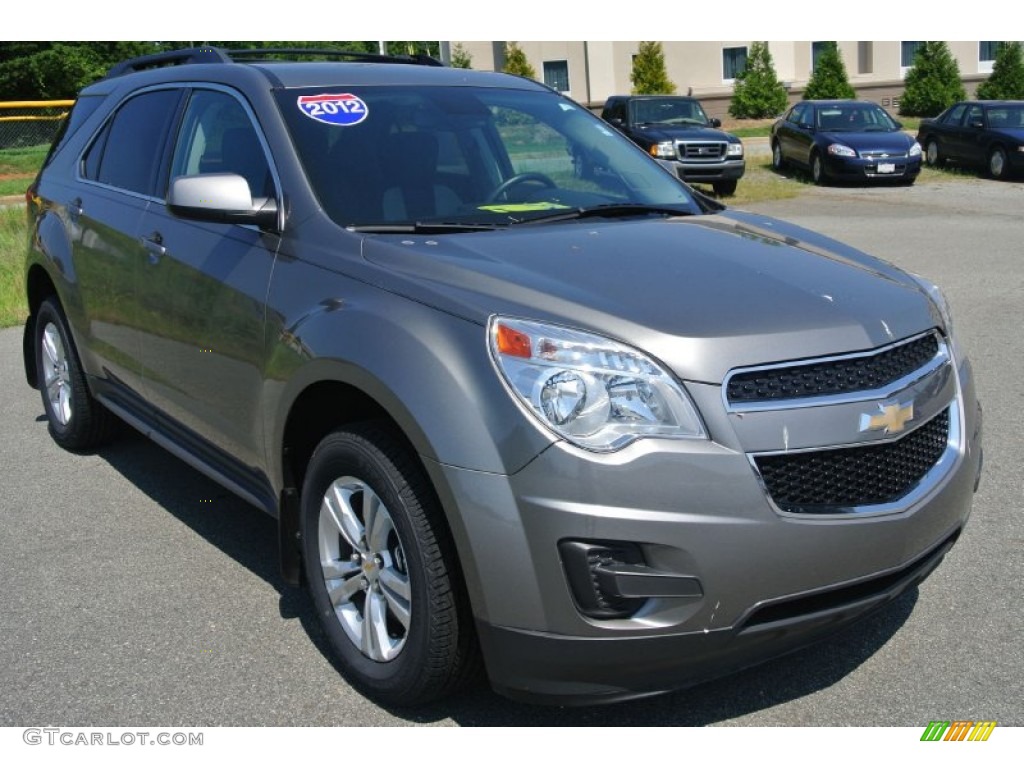 2012 Equinox LT - Graystone Metallic / Light Titanium/Jet Black photo #1