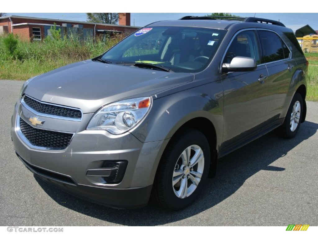 2012 Equinox LT - Graystone Metallic / Light Titanium/Jet Black photo #2