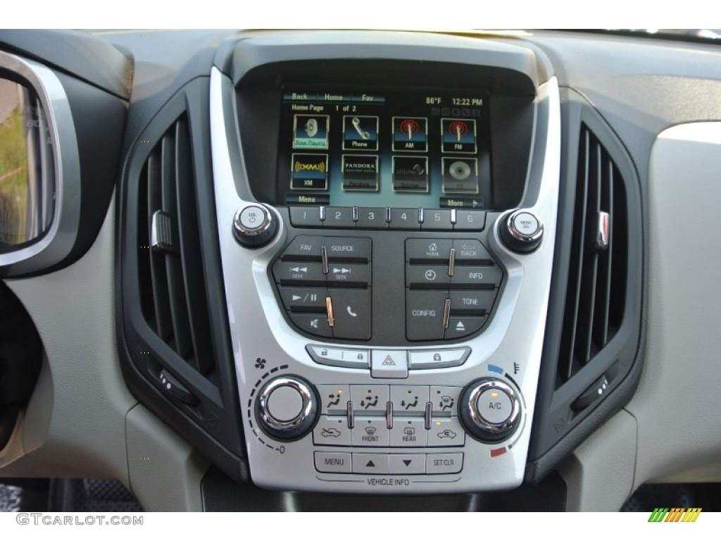 2012 Equinox LT - Graystone Metallic / Light Titanium/Jet Black photo #12