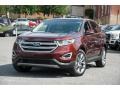 2015 Bronze Fire Metallic Ford Edge Titanium AWD  photo #2