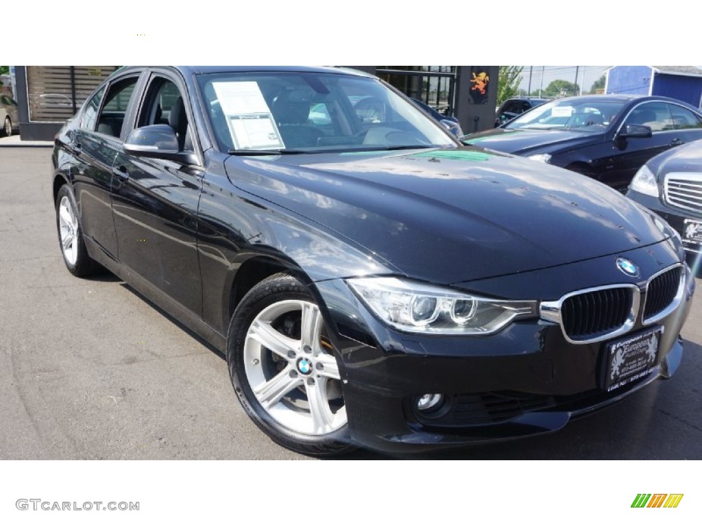 2013 3 Series 328i xDrive Sedan - Jet Black / Black photo #2