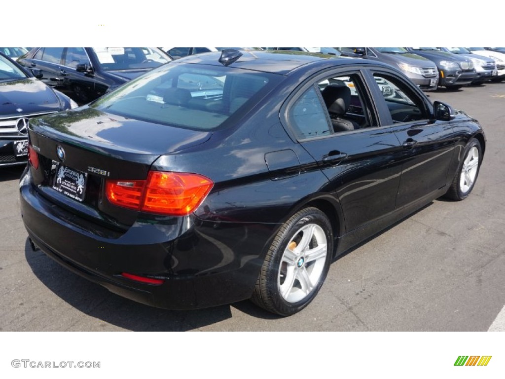 2013 3 Series 328i xDrive Sedan - Jet Black / Black photo #4