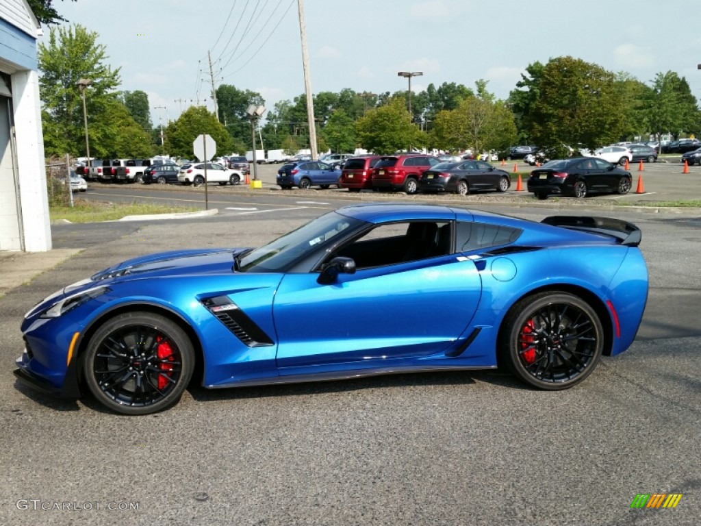 Laguna Blue Metallic 2016 Chevrolet Corvette Z06 Coupe Exterior Photo #106624483