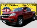 Red Rock Metallic 2016 Chevrolet Colorado WT Crew Cab