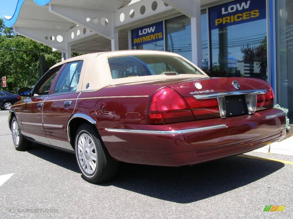 2004 Grand Marquis GS - Dark Toreador Red Metallic / Medium Parchment photo #4