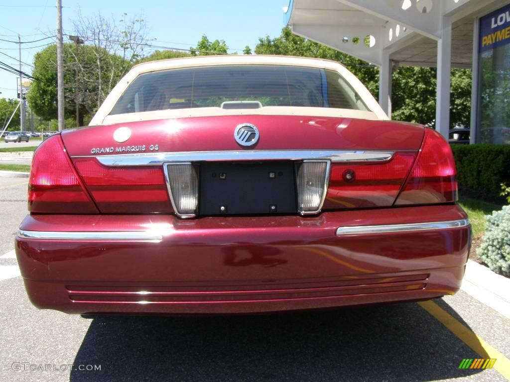 2004 Grand Marquis GS - Dark Toreador Red Metallic / Medium Parchment photo #5