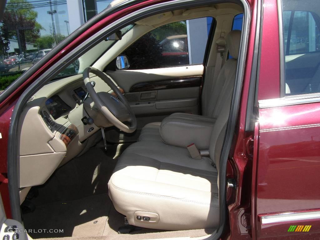 2004 Grand Marquis GS - Dark Toreador Red Metallic / Medium Parchment photo #9