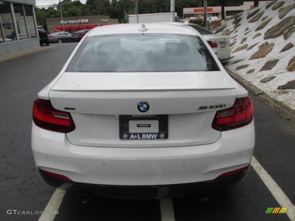 2016 M235i xDrive Coupe - Alpine White / Black photo #5