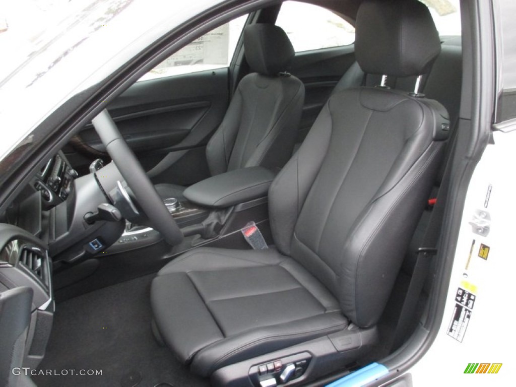 Black Interior 2016 BMW M235i xDrive Coupe Photo #106627258