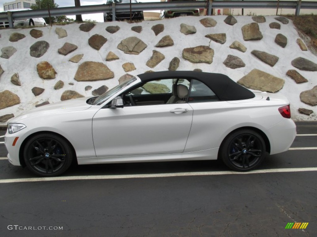 Alpine White 2016 BMW M235i xDrive Convertible Exterior Photo #106627558