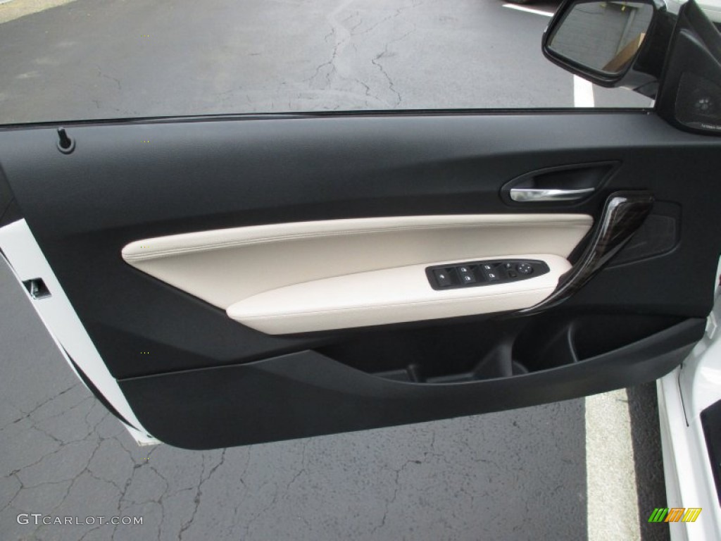 2016 BMW M235i xDrive Convertible Oyster Door Panel Photo #106627573