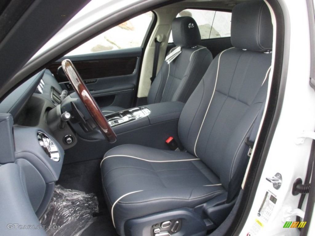 Navy/Navy Interior 2015 Jaguar XJ XJL Portfolio Photo #106628071