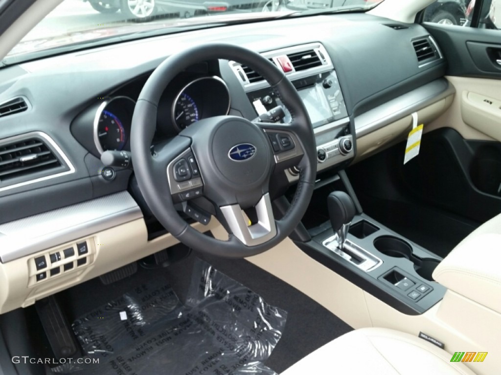 Warm Ivory Interior 2016 Subaru Outback 2.5i Premium Photo #106628089