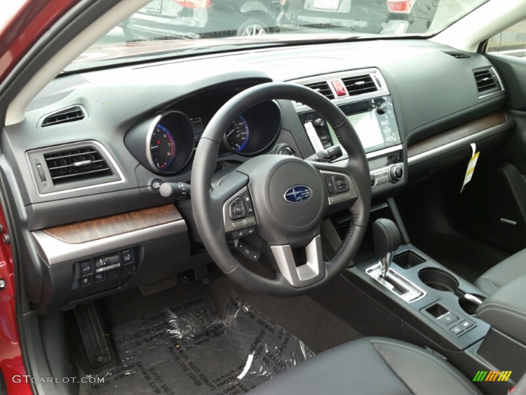 Slate Black Interior 2016 Subaru Outback 2.5i Limited Photo #106629520