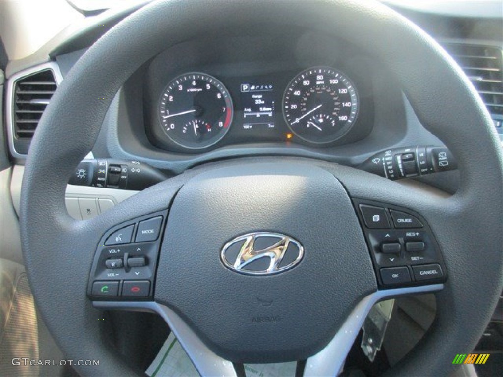 2016 Hyundai Tucson Eco AWD Beige Steering Wheel Photo #106630543