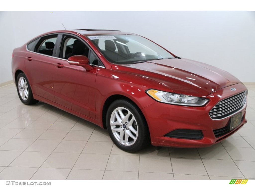 Ruby Red Metallic Ford Fusion