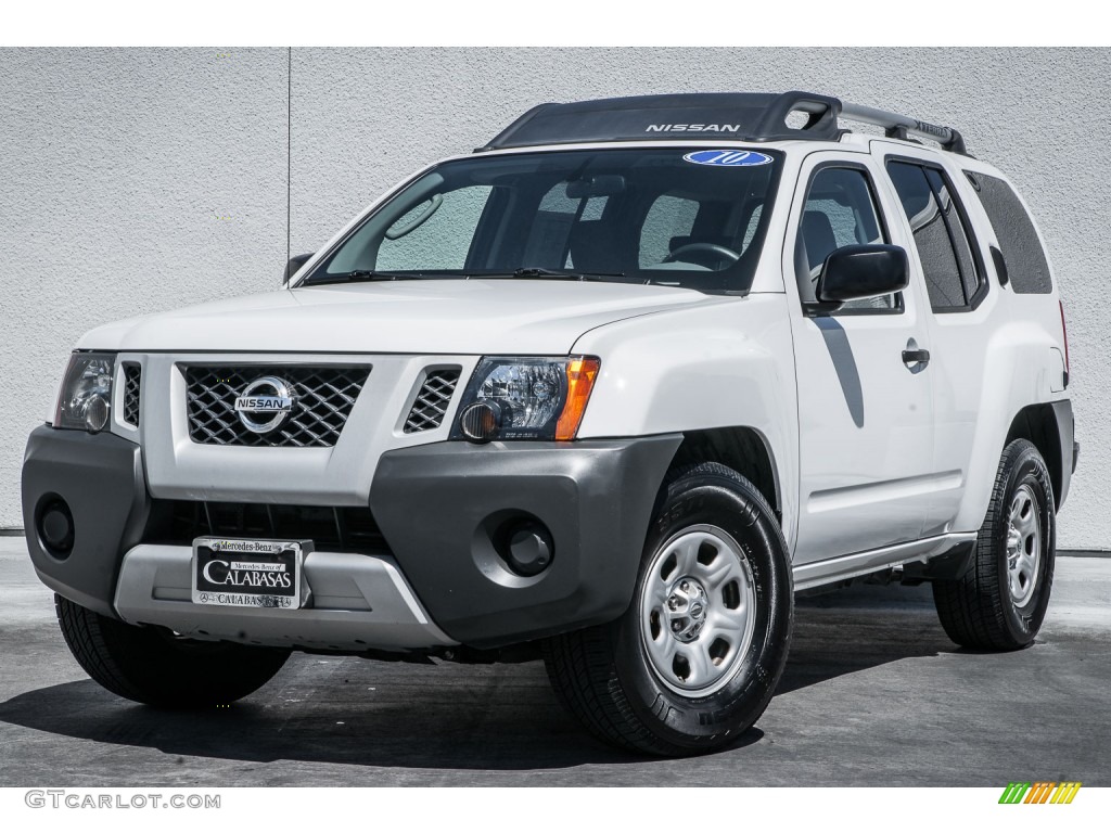 2010 Xterra X - Avalanche White / Gray photo #16