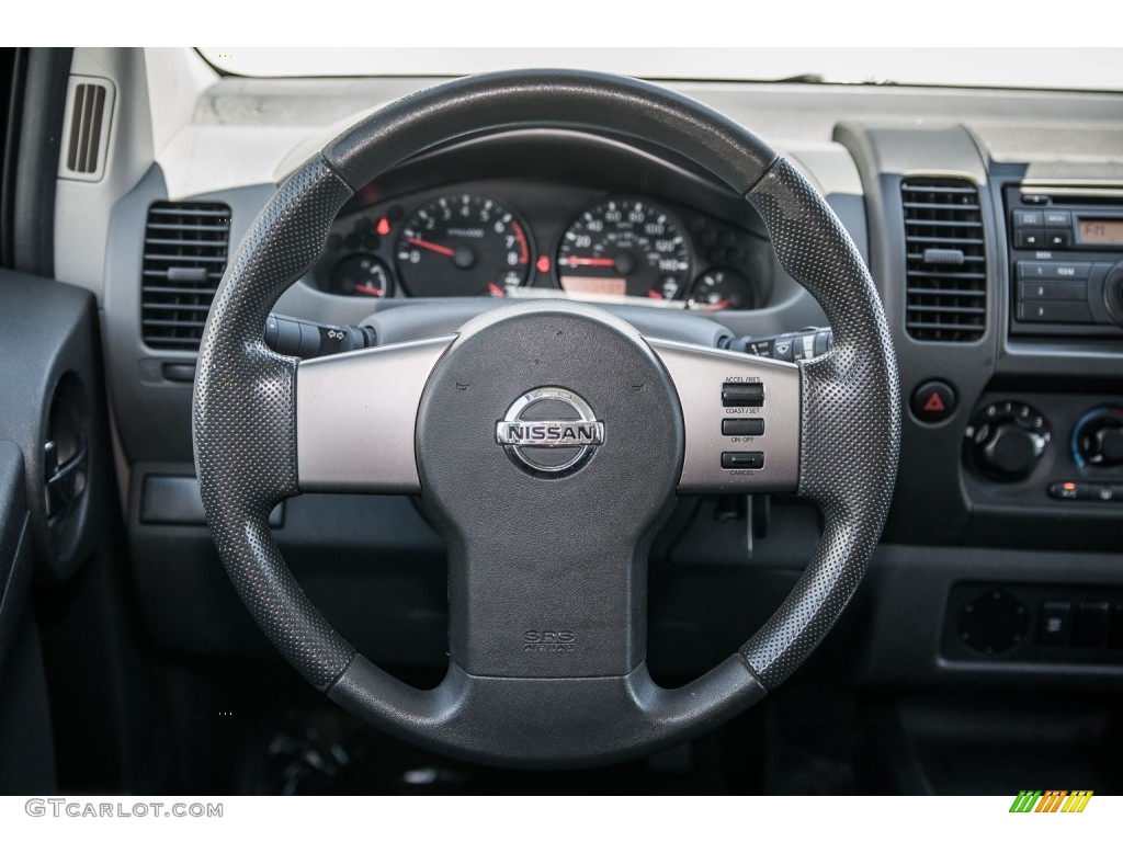 2010 Nissan Xterra X Gray Steering Wheel Photo #106630834