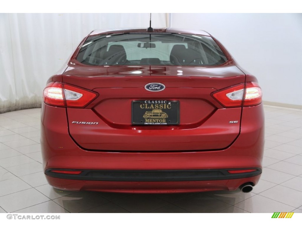 2013 Fusion SE - Ruby Red Metallic / Charcoal Black photo #14